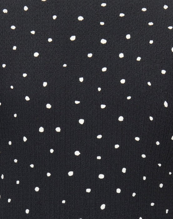 KOGMelia L/S Top - Black/Dots Cloud